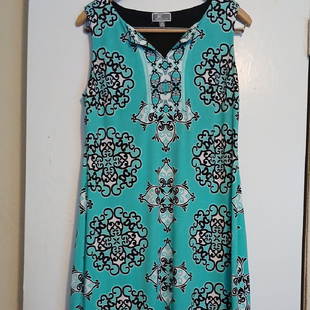 JM Collection Boho Womans Sleeveless Dress M